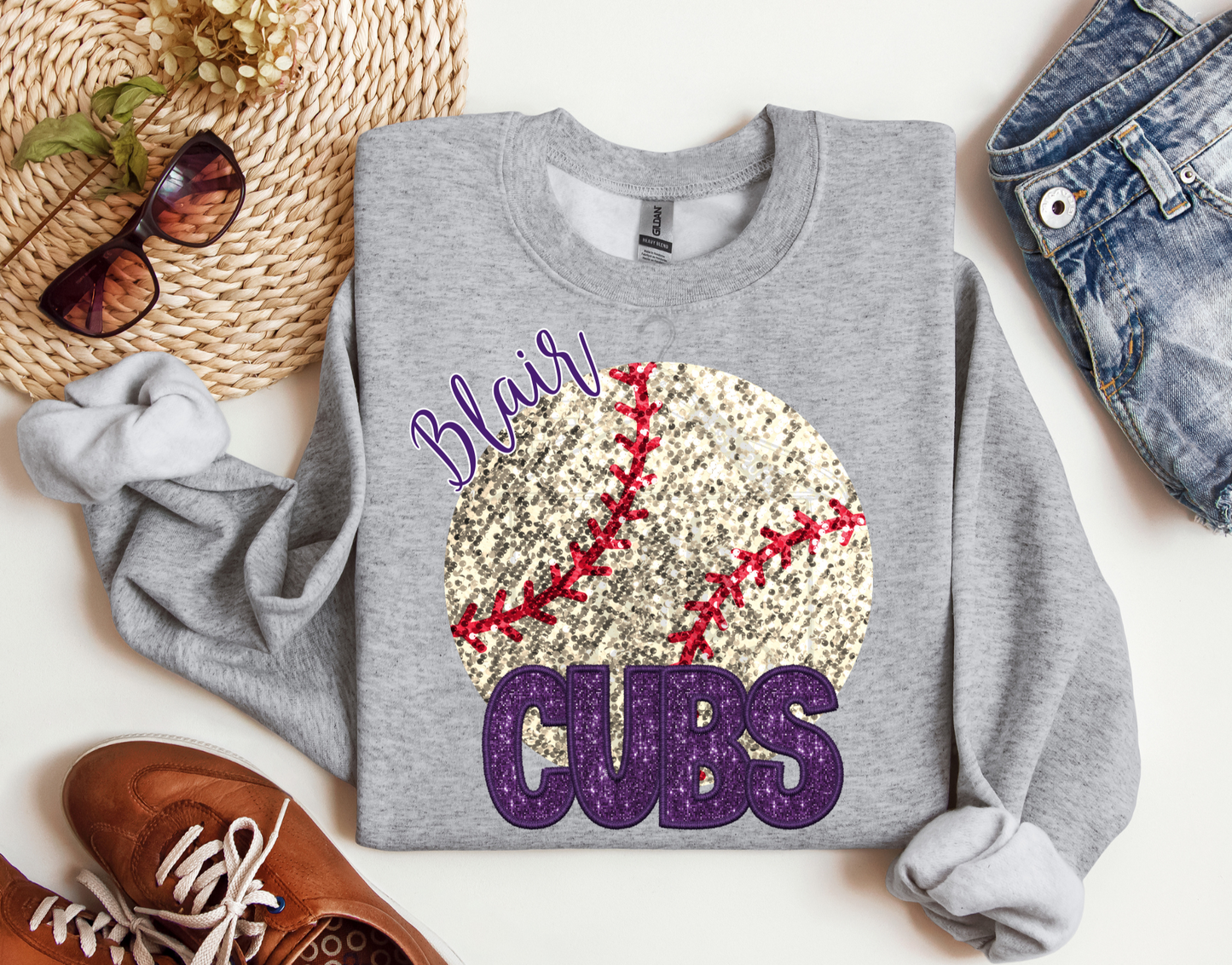 BLAIR • CUBS BASEBALL PURPLE
