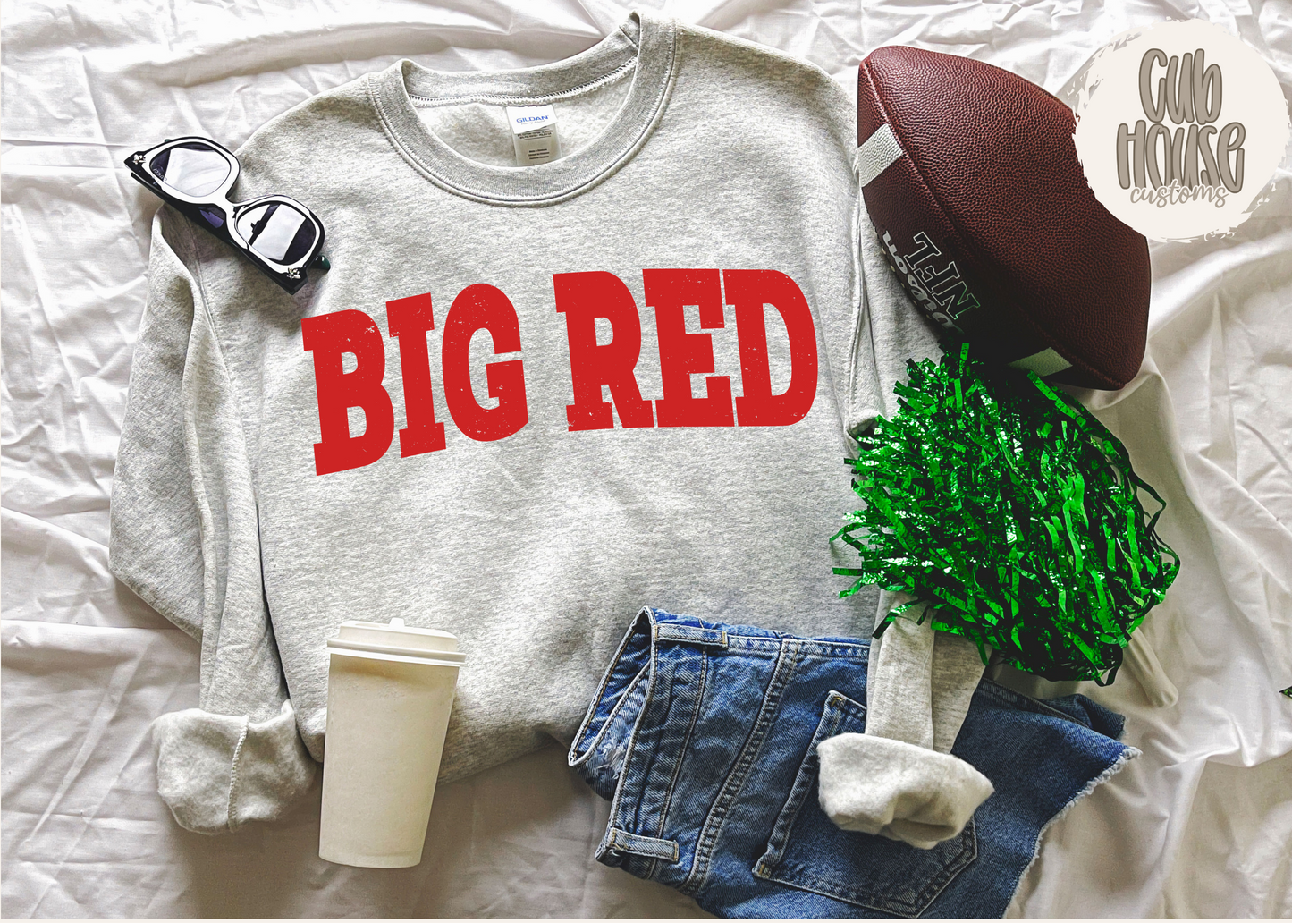 NEBRASKA • DISTRESSED BIG RED