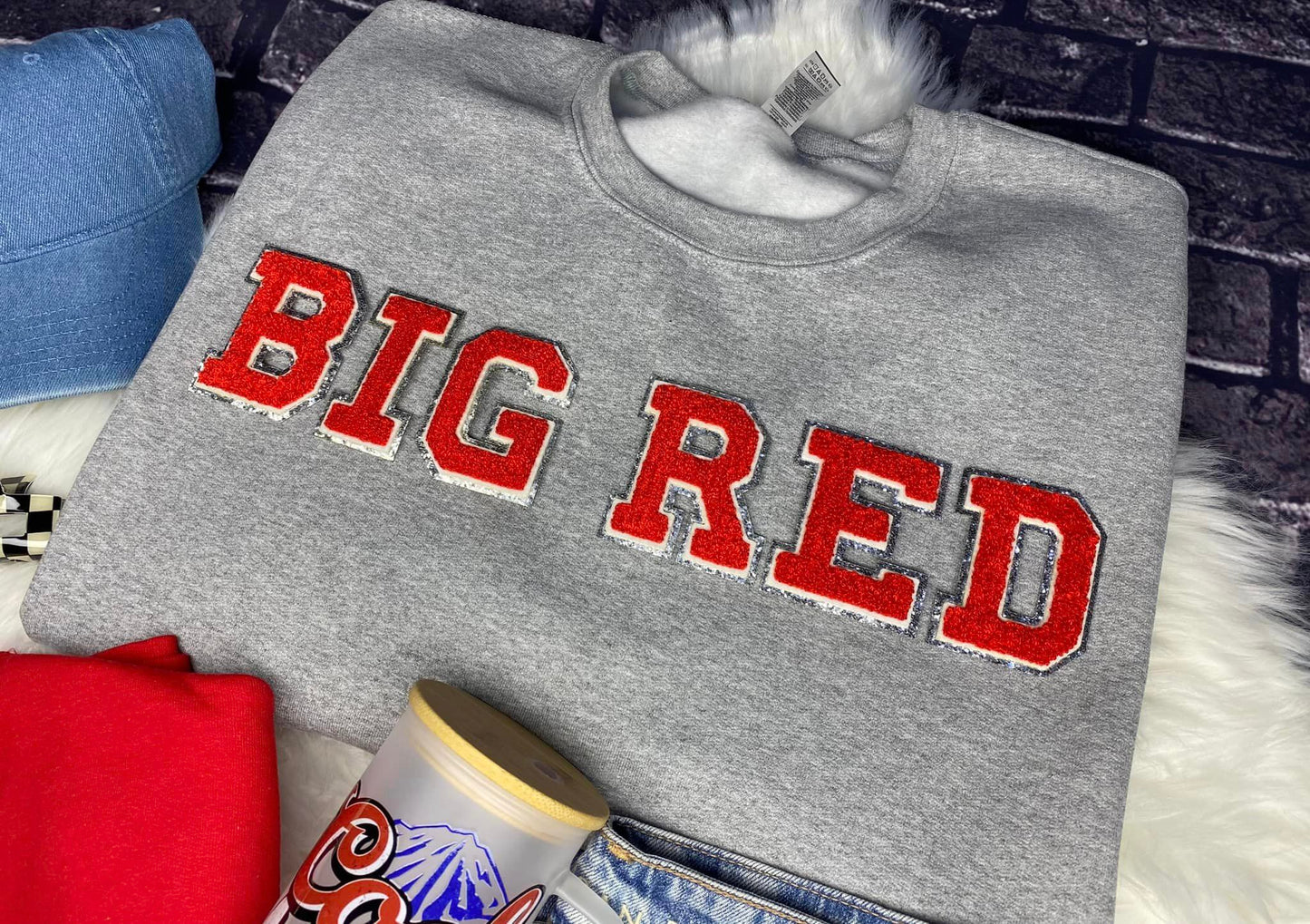 NEBRASKA • BIG RED CHENILLE PATCH CREW