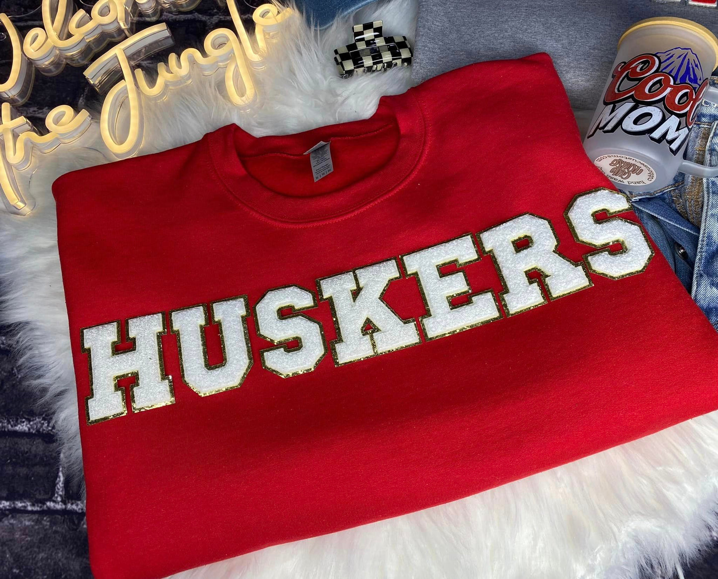 NEBRASKA • HUSKERS CHENILLE PATCH CREW