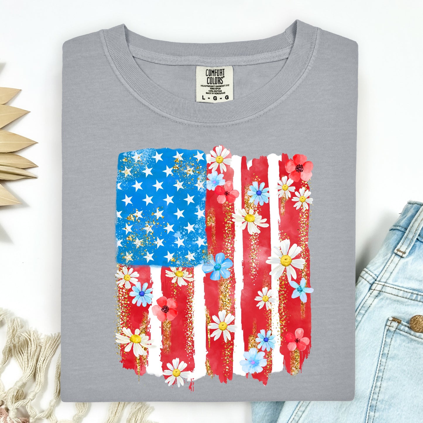 American Collection • Floral Flag