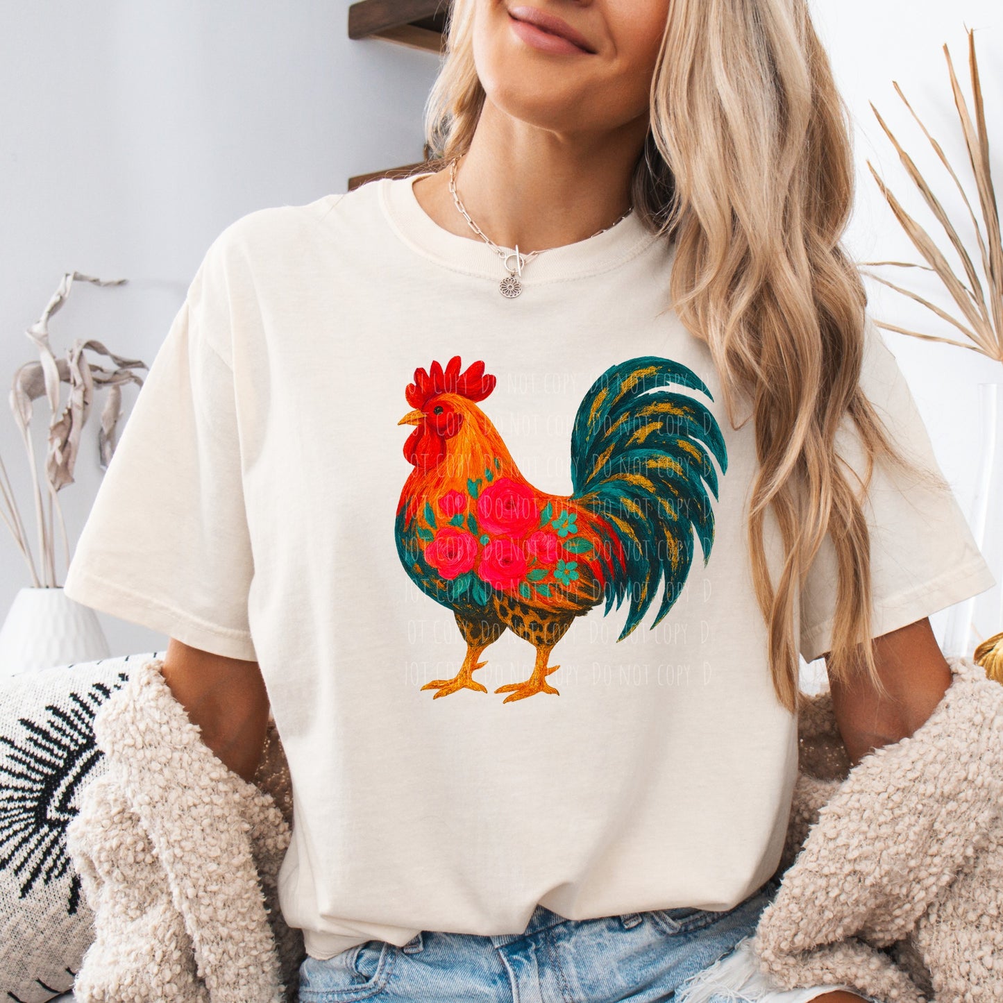 Farm & Western • Floral Chicken