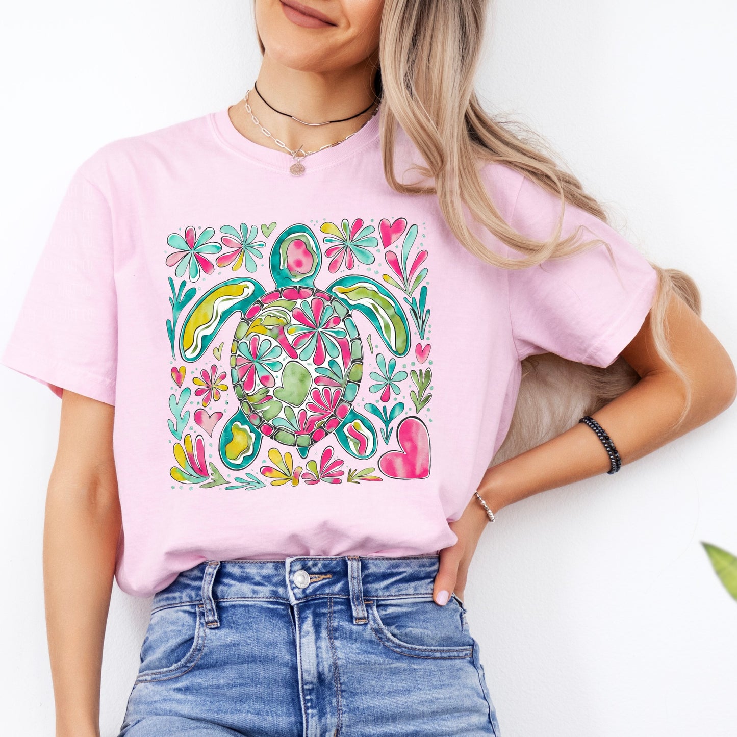 Summer • Floral Turtle