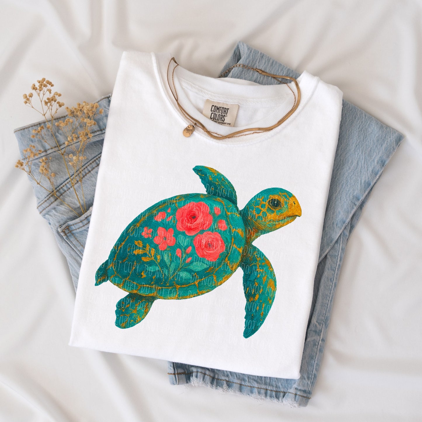 Summer • Floral Turtle