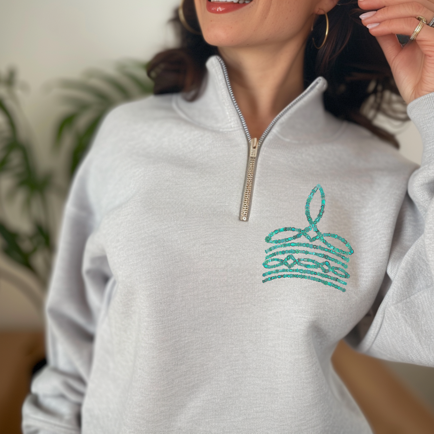 WESTERN • TURQUOISE BOOT STITCH