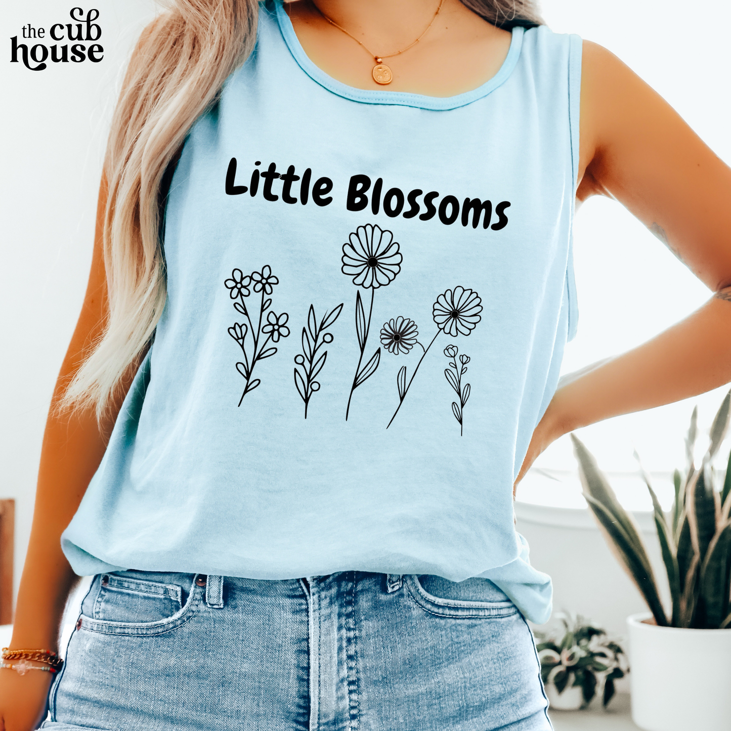 Little Blossoms • Full Front Black Logo