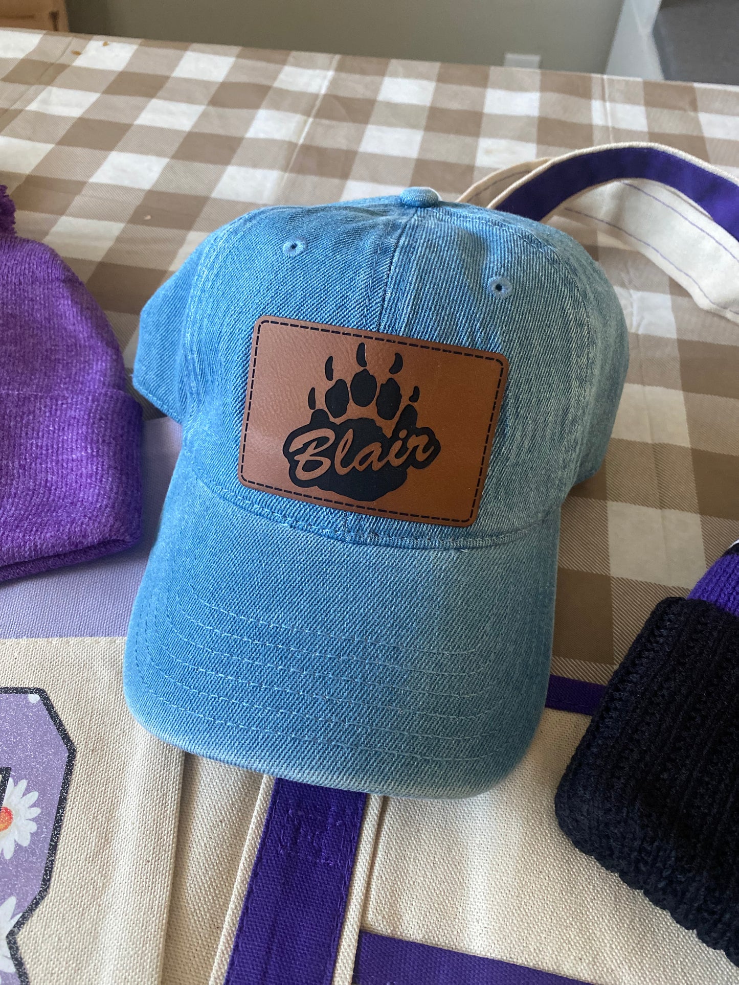 BLAIR • DENIM PATCH HAT