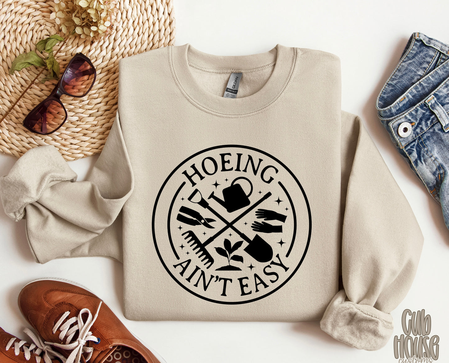 HUMOR & SARCASM • HOEING AINT EASY