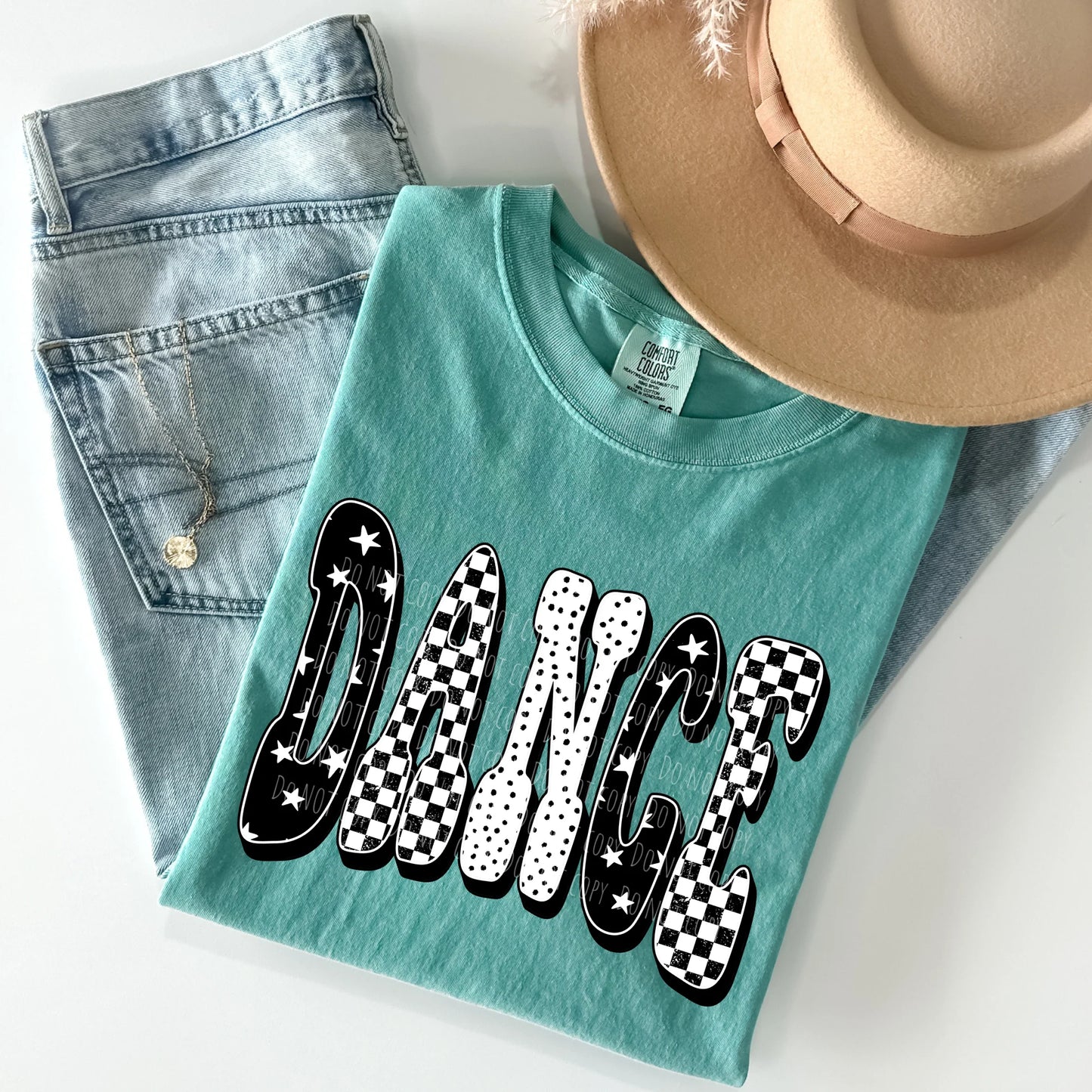 Dance • Black & White Patterned