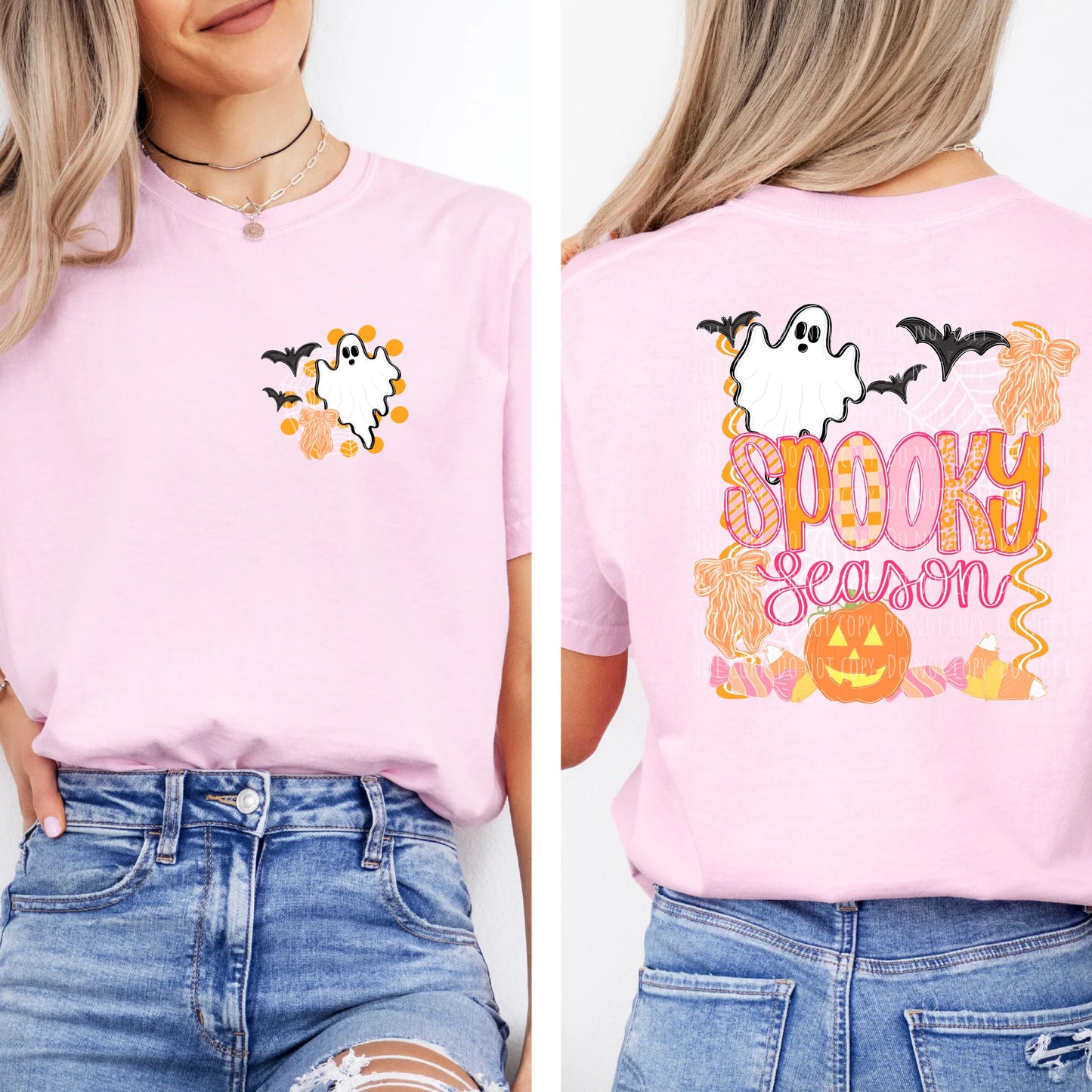 Halloween & Fall • Spooky Season Pocket & Full Back
