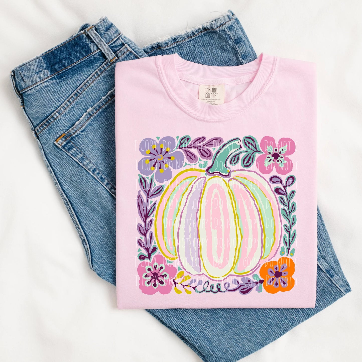 Halloween & Fall • Floral Pumpkin