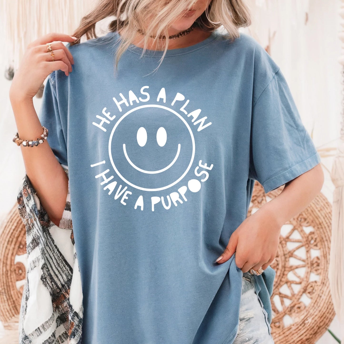 FAITH • HE HAS A PLAN, I HAVE A PURPOSE (WHITE TEXT)