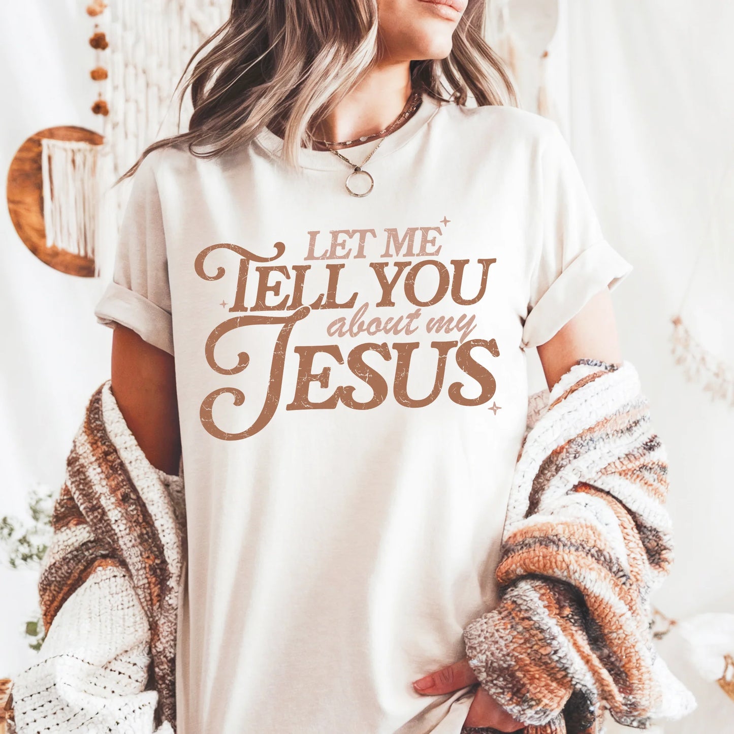 FAITH • LET ME TELL YOU ABOUT MY JESUS (BROWN TEXT)