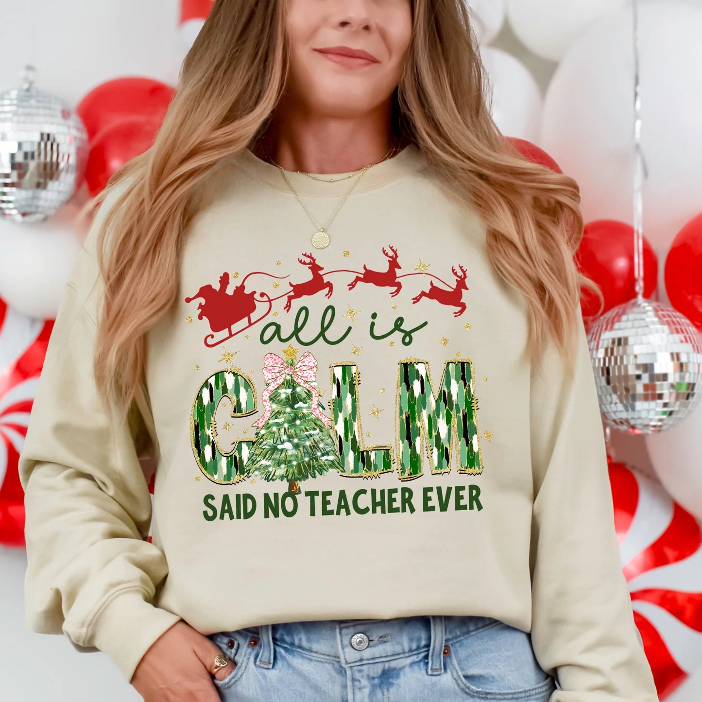 CHRISTMAS & WINTER • ALL IS CALM SAID NO TEACHER EVER