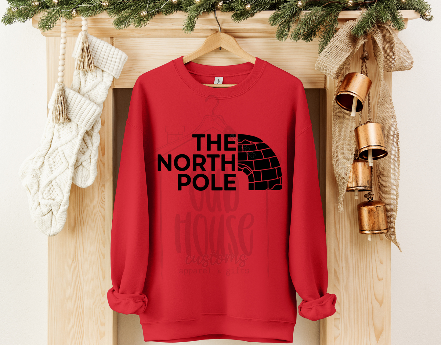 CHRISTMAS & WINTER • THE NORTH POLE (BLACK TEXT)