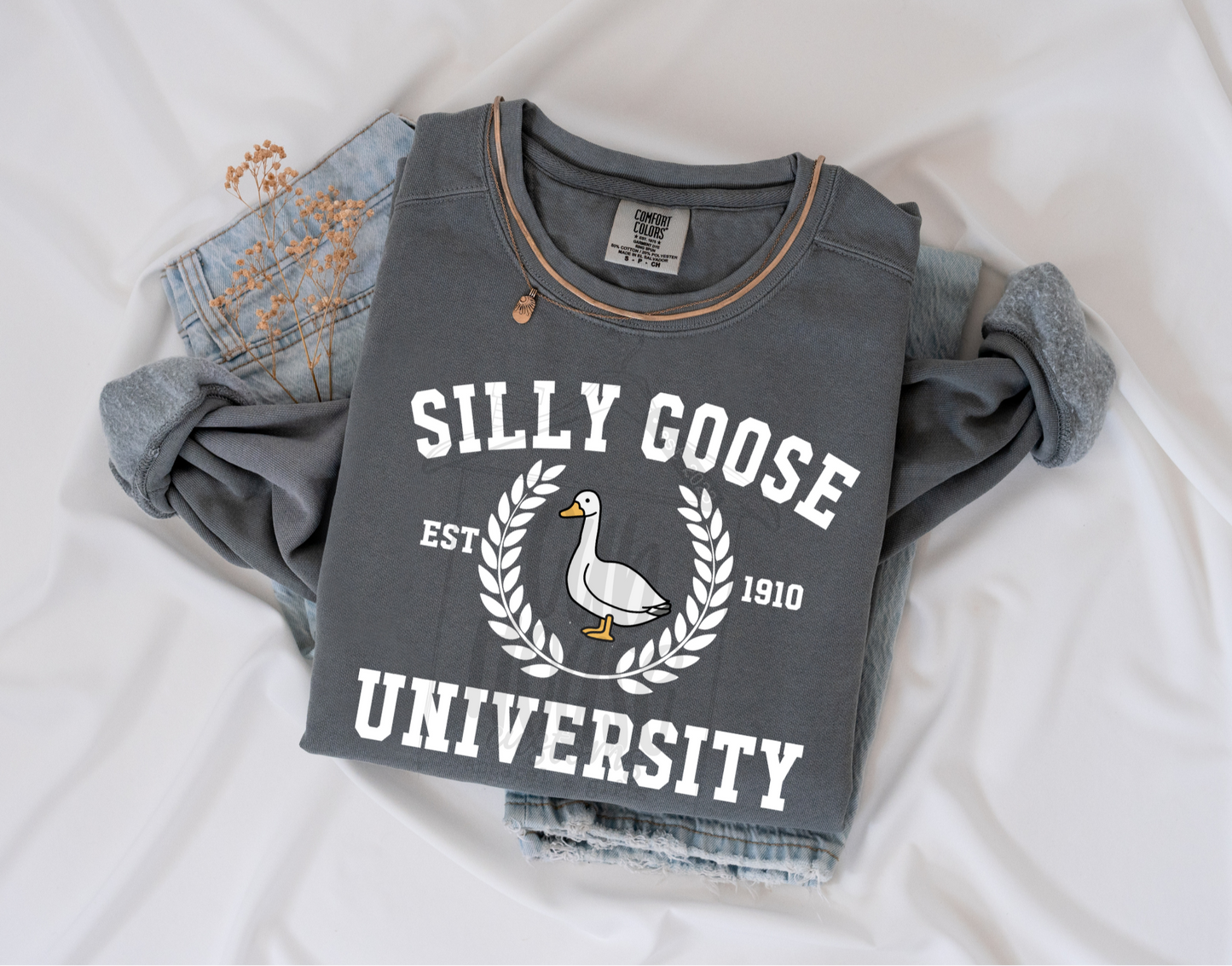 HUMOR & SARCASM • SILLY GOOSE UNIVERSITY (WHITE TEXT)