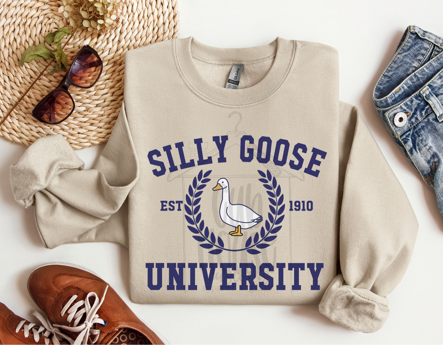 HUMOR & SARCASM • GOOSE UNIVERSITY (NAVY TEXT)