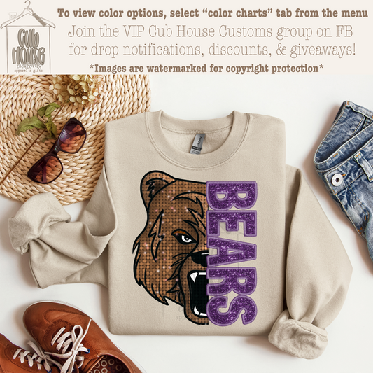 BLAIR BEARS - BEAR PURPLE