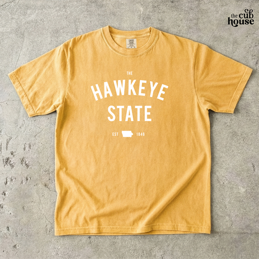 Iowa • The Hawkeye State - white (0258)