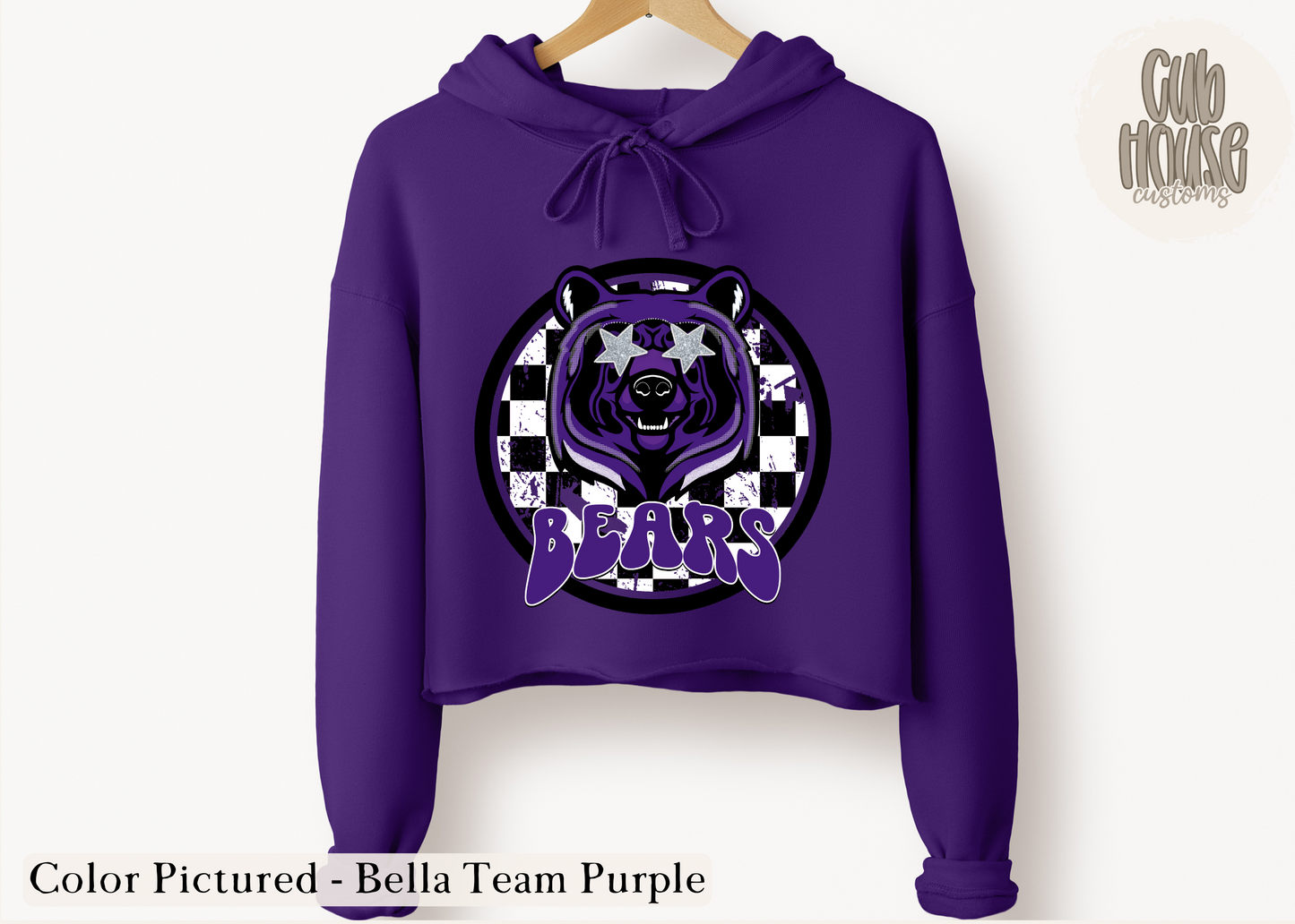 BLAIR BEARS - CHECKERED BEAR MASCOT