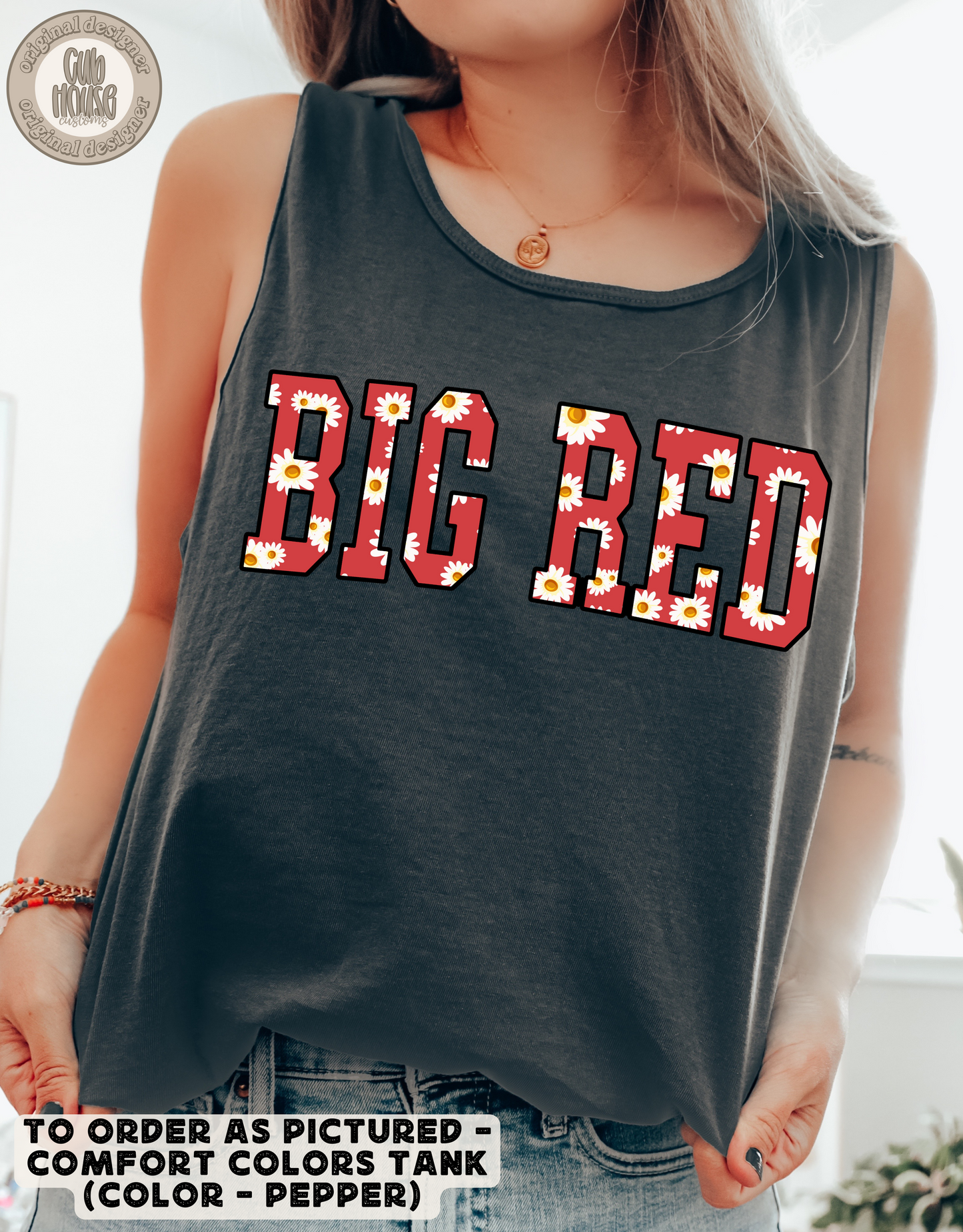 BIG RED FLORAL