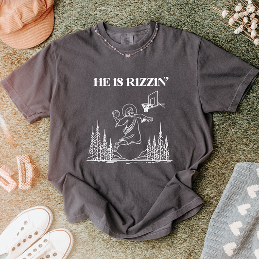 EASTER • HE IS RIZZIN' WHITE