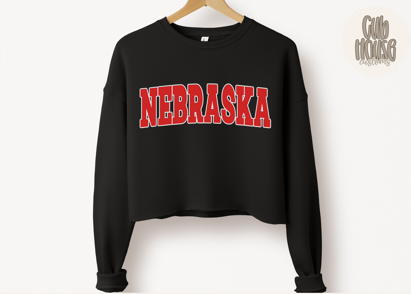 NEBRASKA - RED W/ WHITE OUTLINE