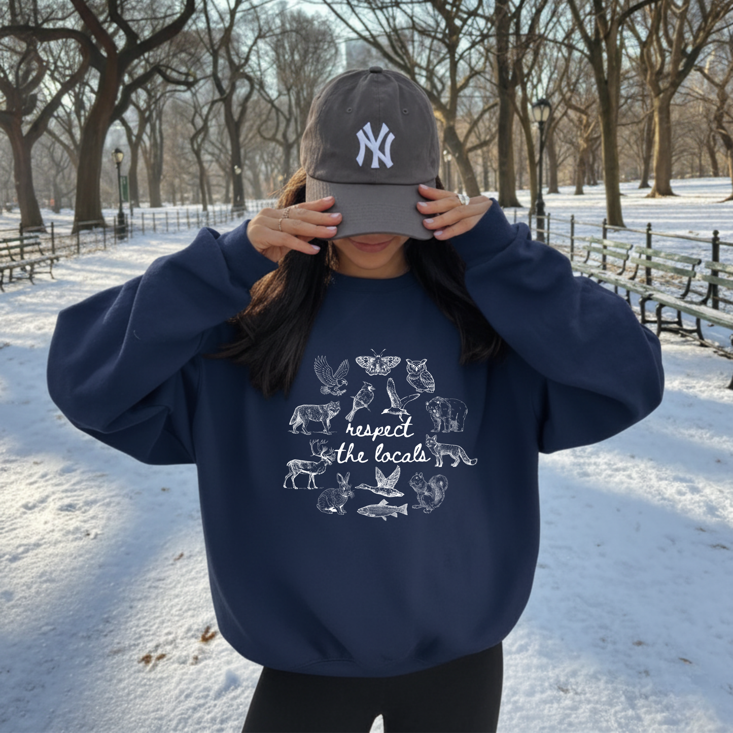 Graphics • Respect The Locals (White) (0138)