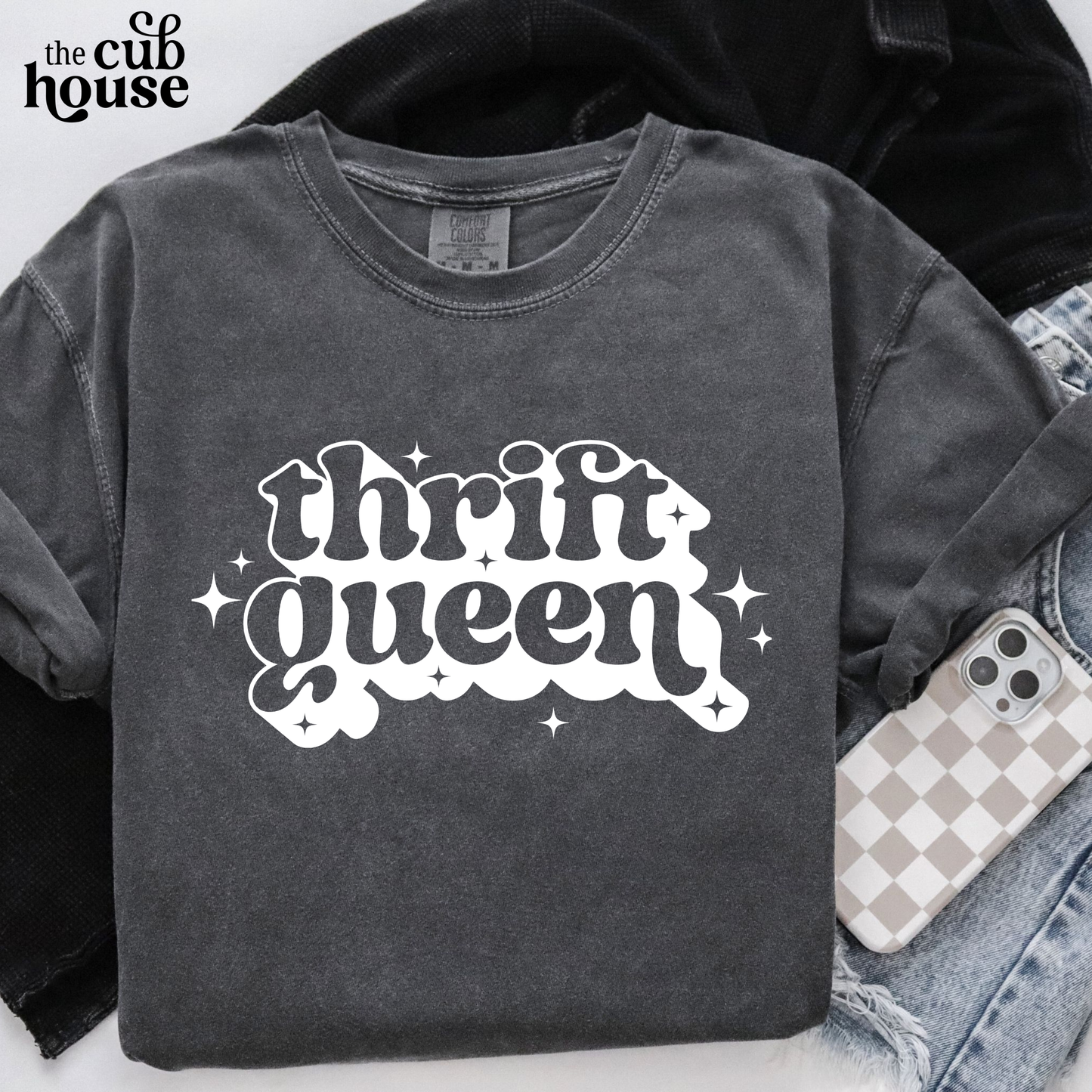 Graphics • Thrift Queen (white) (0023)