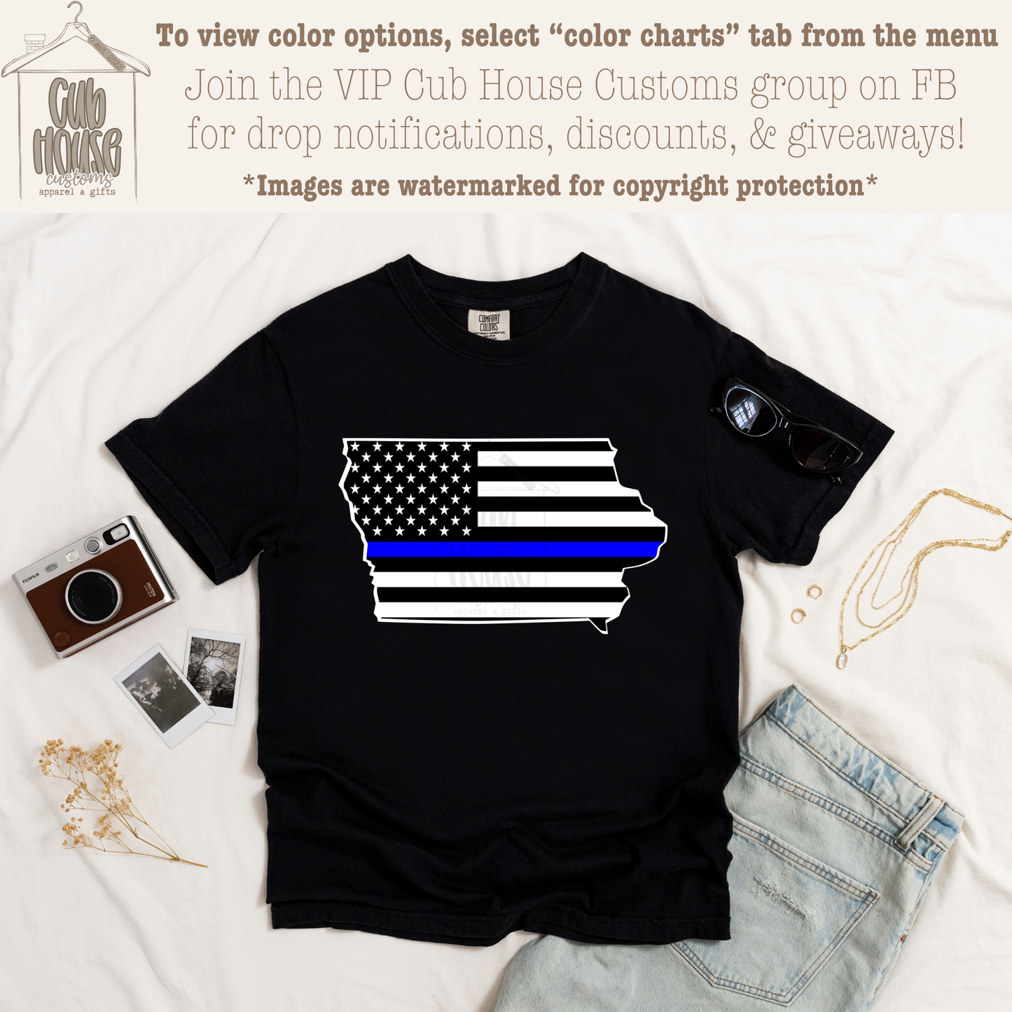 THIN BLUE LINE - IOWA