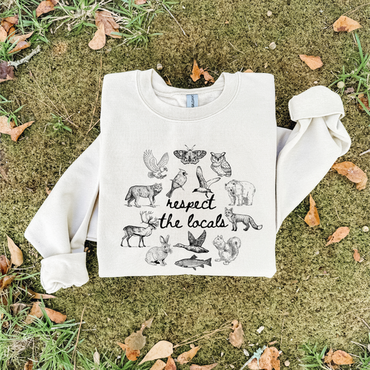 Graphics • Respect The Locals (Black) (0139)