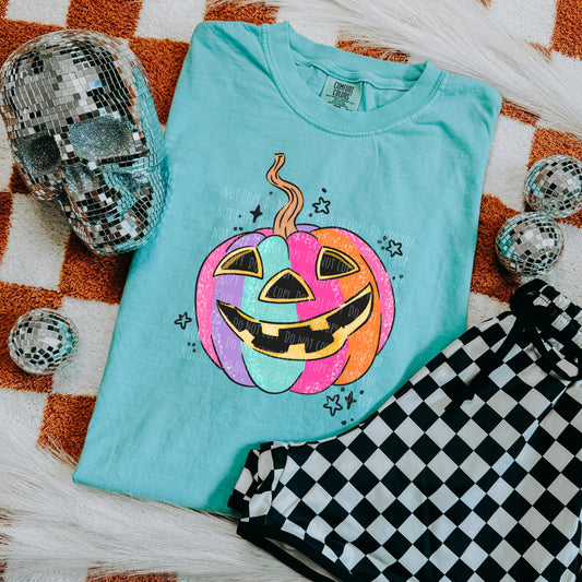 Halloween & Fall • Colorful Jack-O'-Lantern