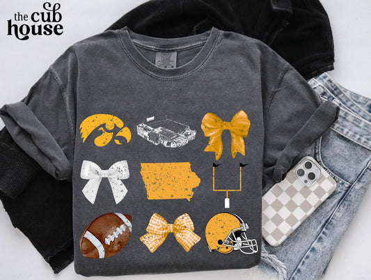 Iowa • Football Collage
