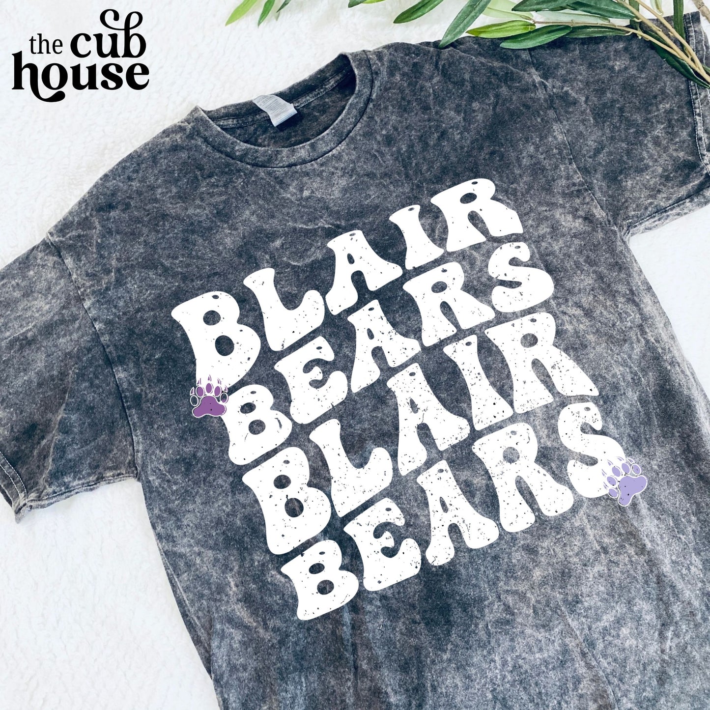 Blair Bears • Vintage Tee w/ Distressed Graphic