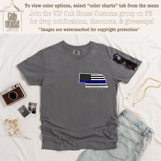 THIN BLUE LINE - NEBRASKA - POCKET SIZE