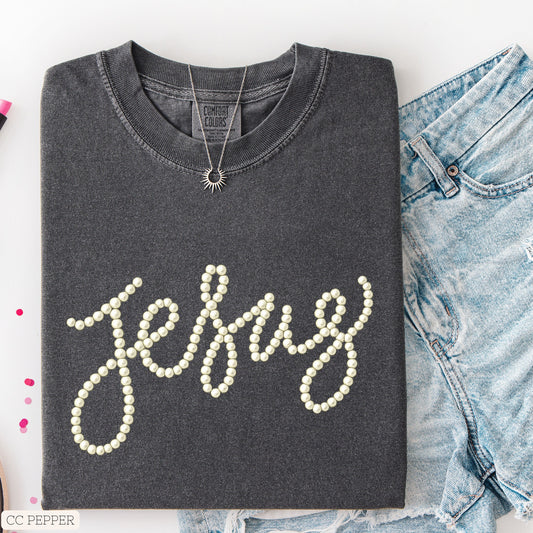 Faith • Jesus Faux Pearls