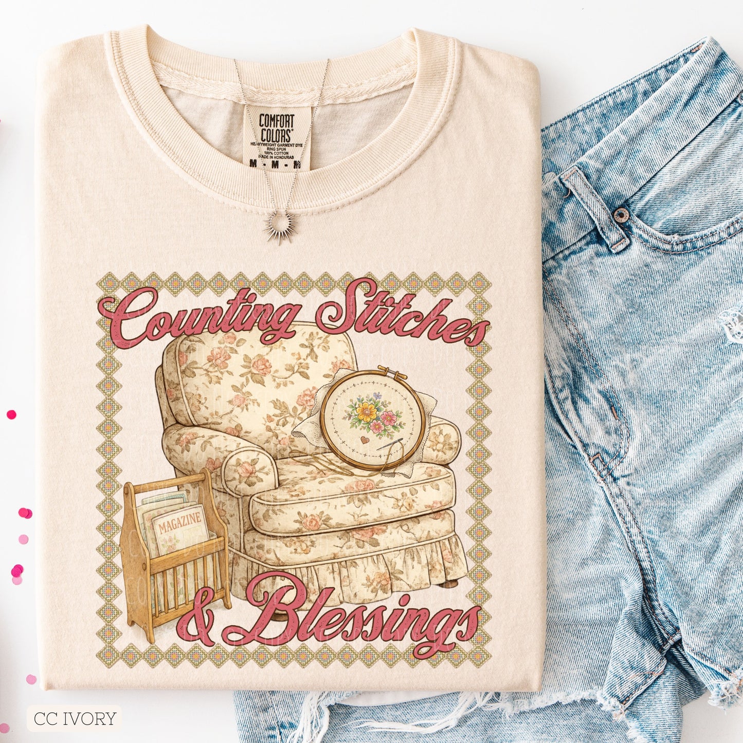 Graphics • Counting Stitches & Blessings