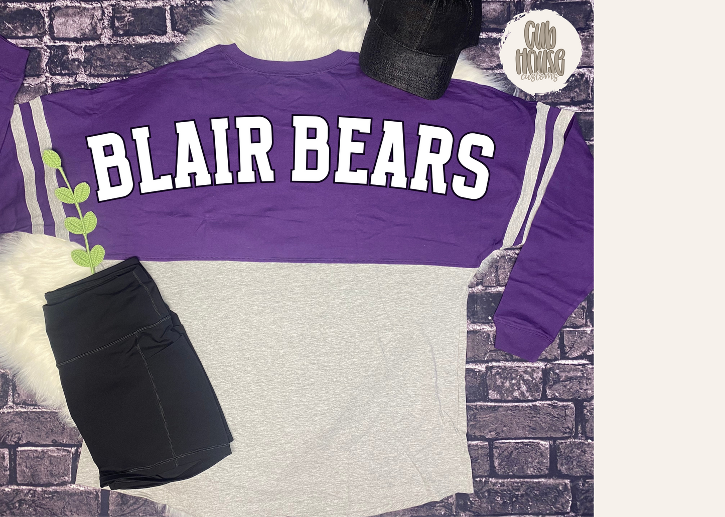 GAME DAY LONG SLEEVE TEE - BLAIR BEARS