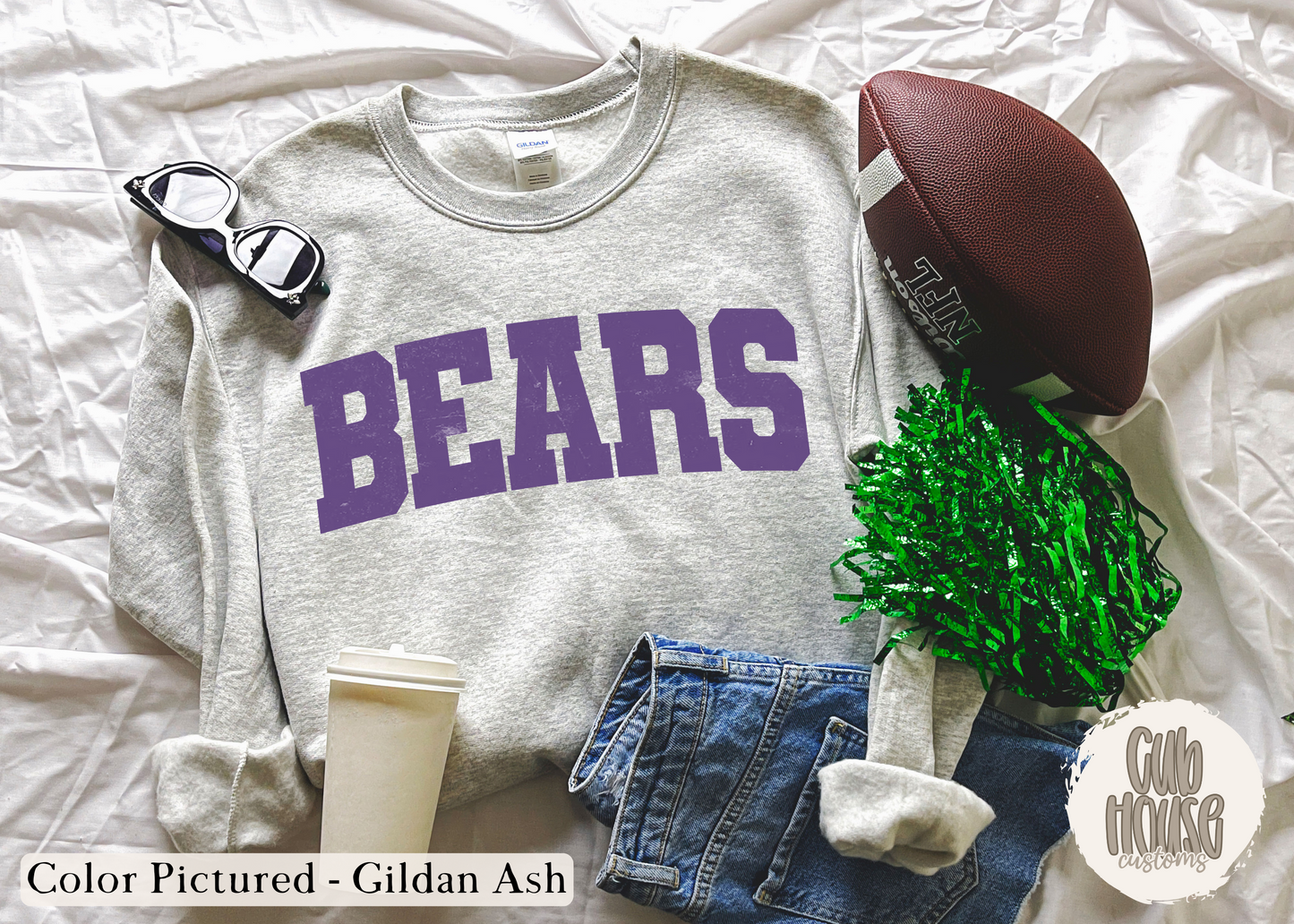 BLAIR BEARS - BEARS DISTRESSED PURPLE