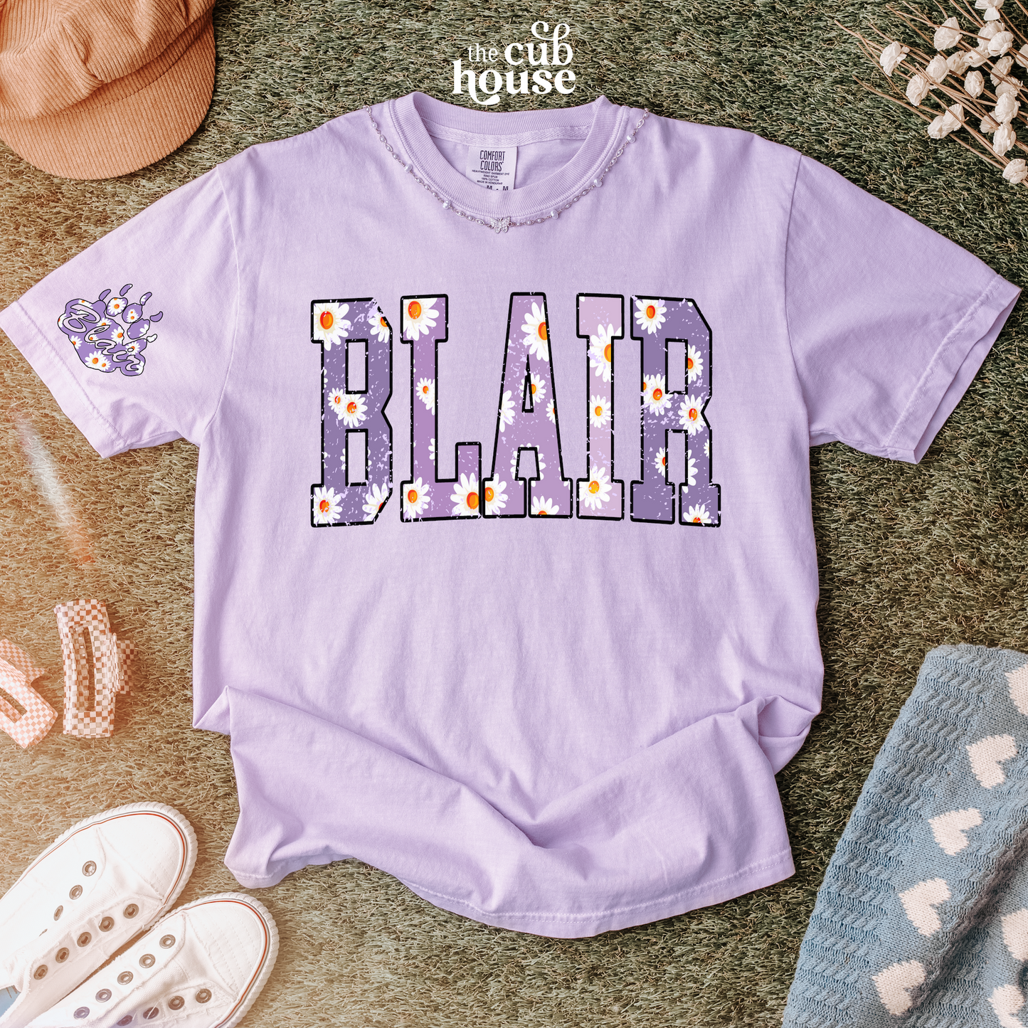 Blair • Distressed Floral With Sleeve
