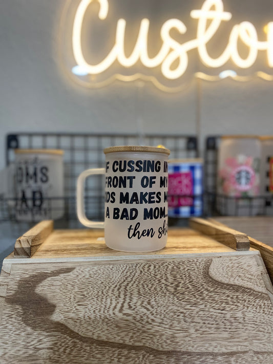 Boutique • If Swearing Glass Mug