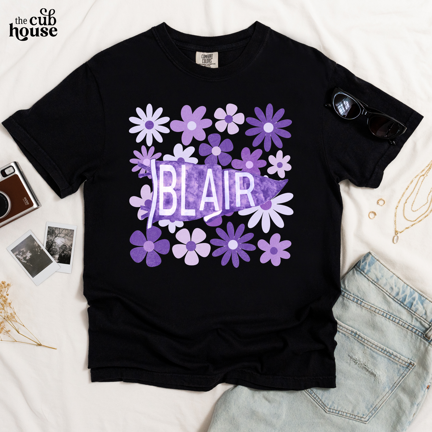 Blair Bears • Floral Flag (0147)