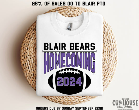 BLAIR HOMECOMING 2024 - WHITE