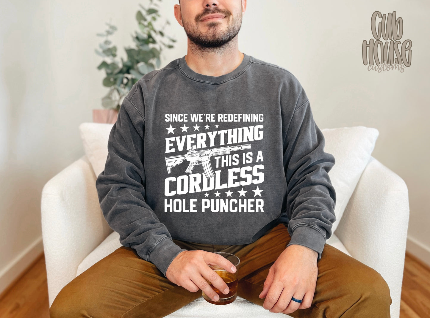 HUMOR & SARCASM • CORDLESS HOLE PUNCHER