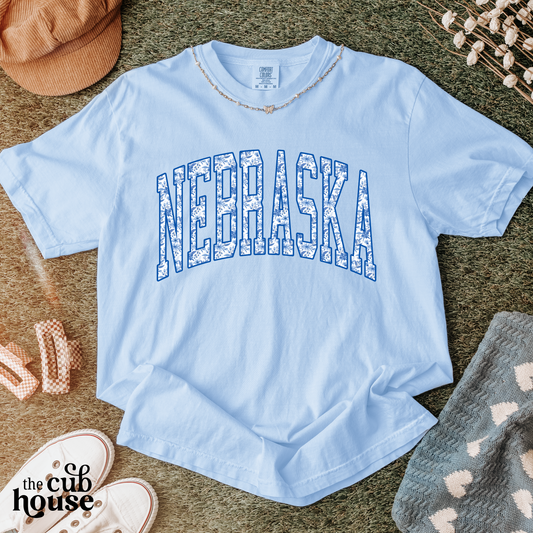 Nebraska • Blue Floral
