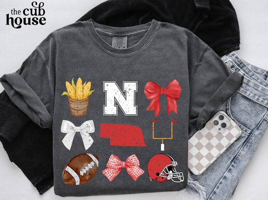 Nebraska • Football Collage