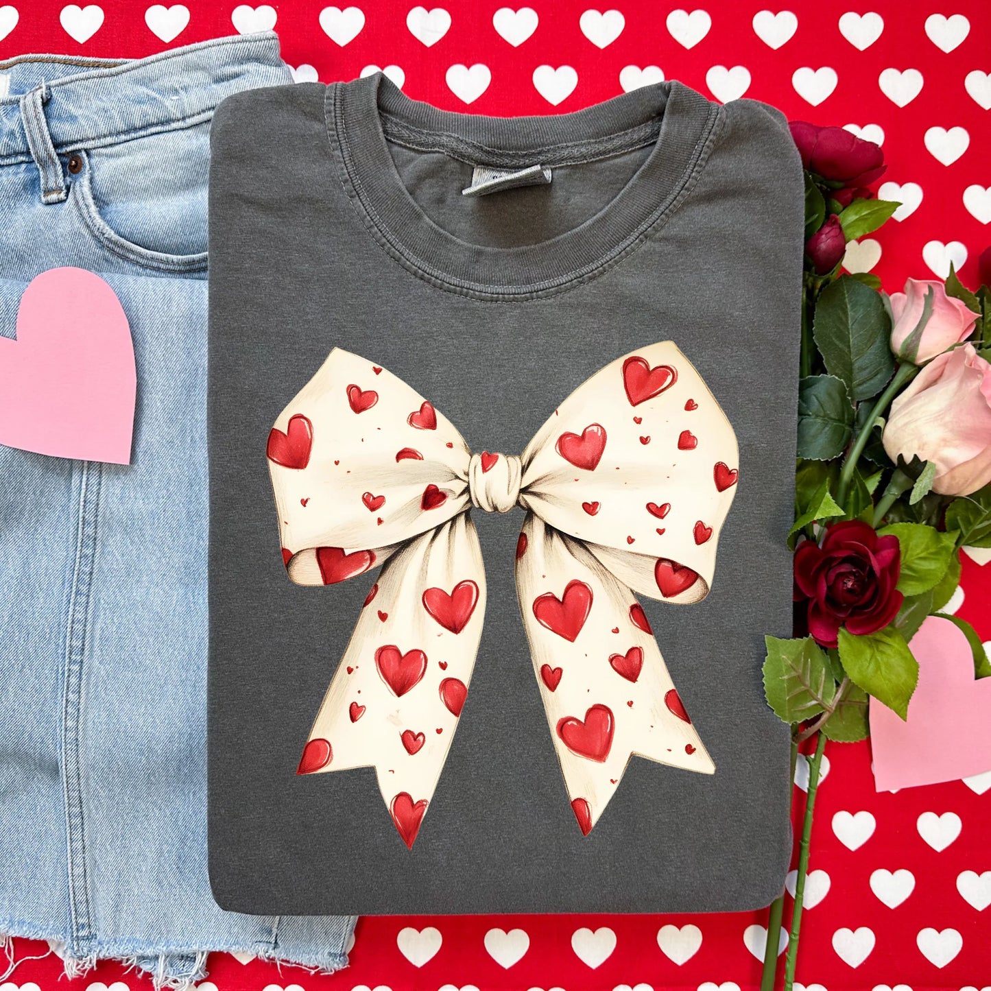 VALENTINE'S DAY • HEART BOW