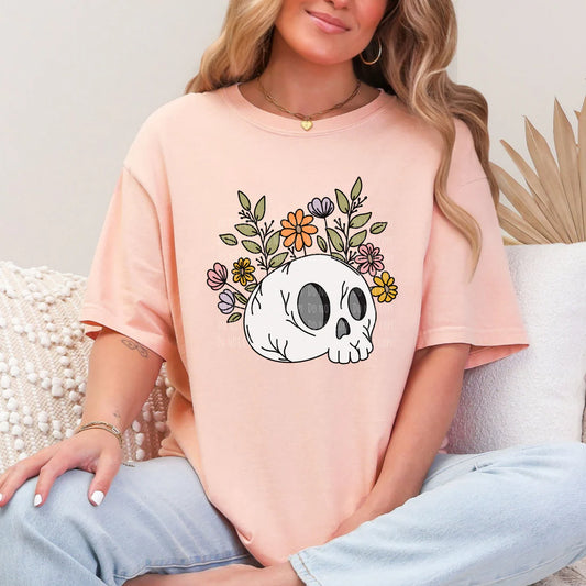 Halloween & Fall • Floral Skull