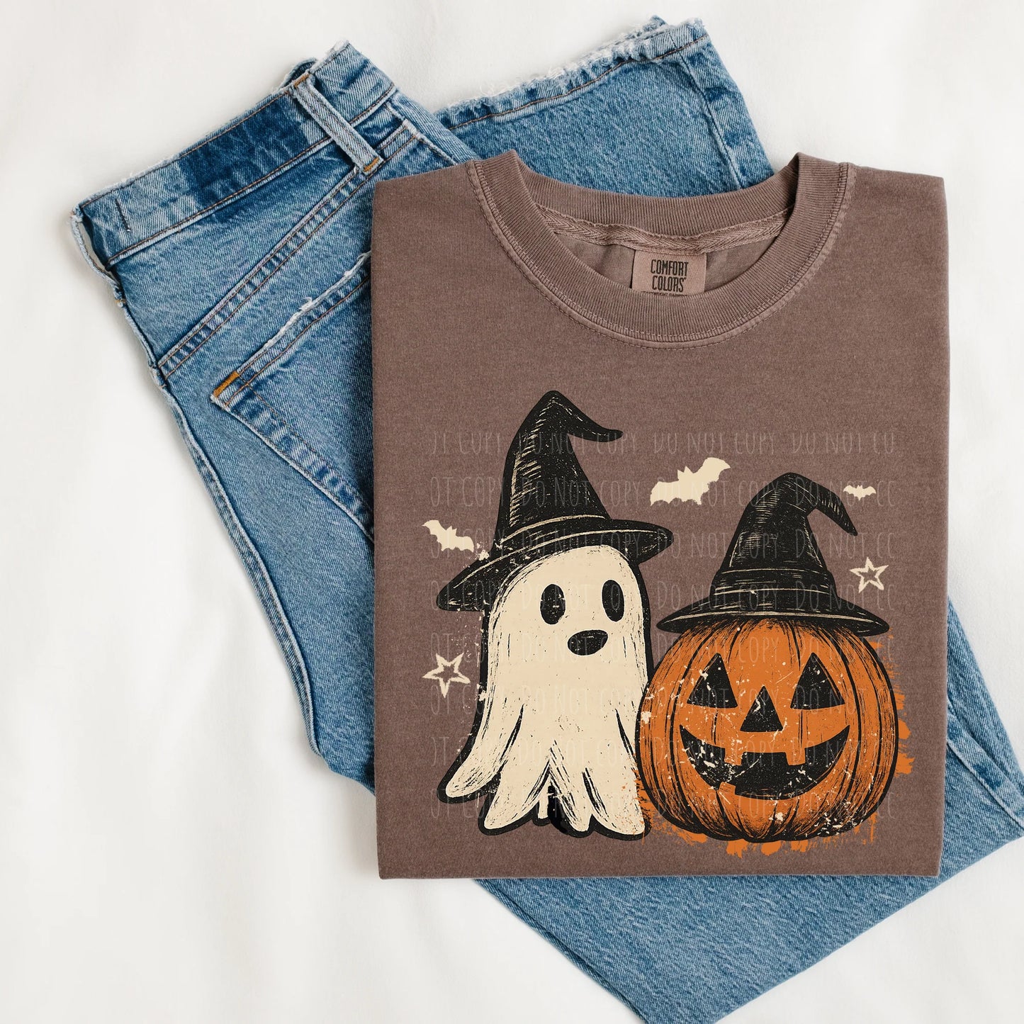 Halloween & Fall • Ghost & Jack-O'-Lantern