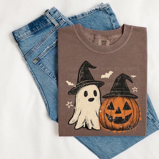 Halloween & Fall • Ghost & Jack-O'-Lantern